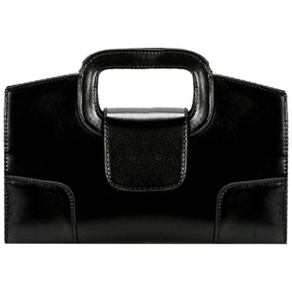 Handbags - Women Flap Tote Top Handbags PU Leather Black